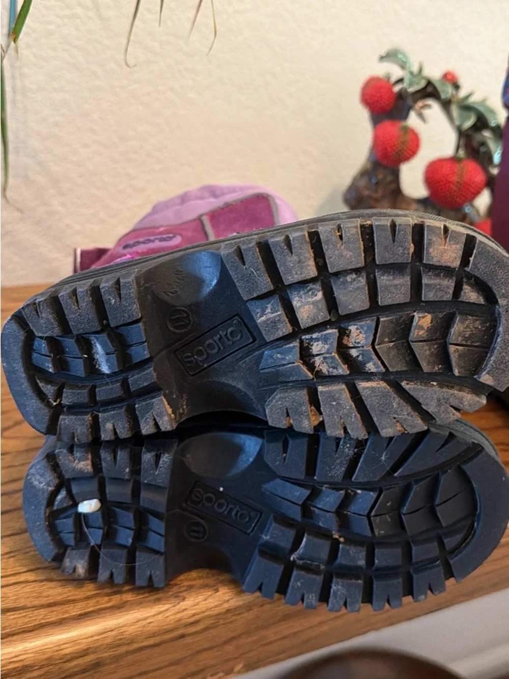 Kids Purple Winter Boots - Waterproof Snow Boot